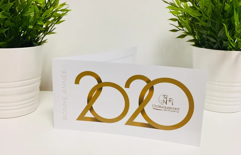 cartes de voeux 2020 mairie de chateaurenard
