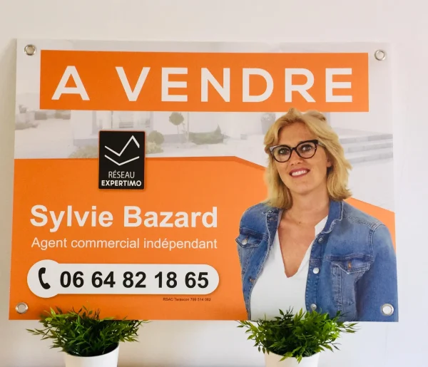 panneau dibond agence immobilière noves