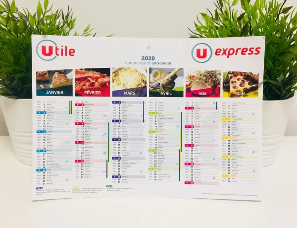 calendriers pour super U
