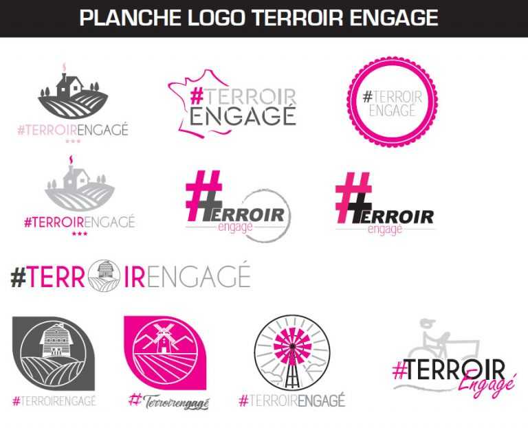 Graphisme Avignon : Planche de logo