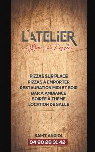 affiche pour pizzeeria