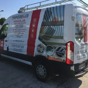 Flocage camion pergolas