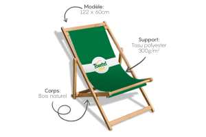 Chaise pliable personnalisée Avignon