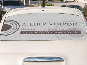 ADHEsif microperfotré lunette arière vehicule