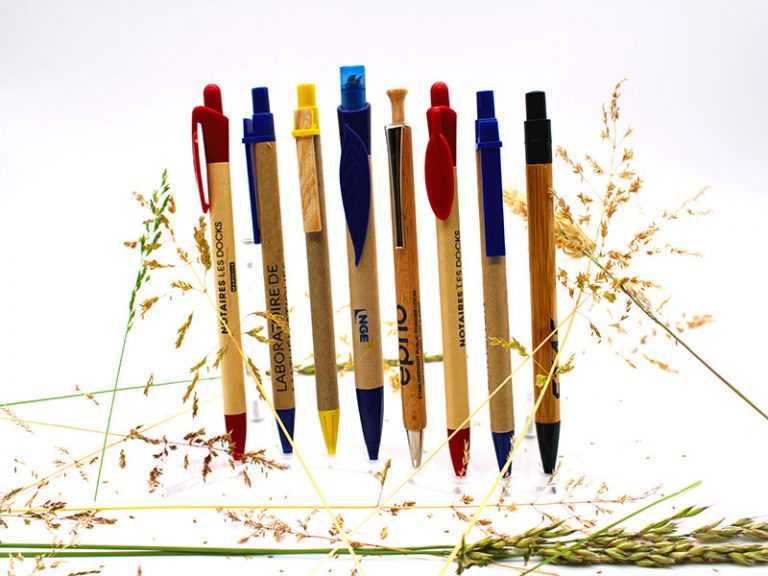 stylos biodégradables personnalisables 2