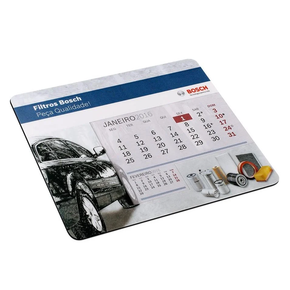 calendrier personnalisé tapis de souris
