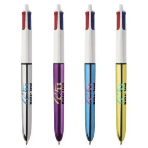Stylo Bic 4 couleurs à personnaliser