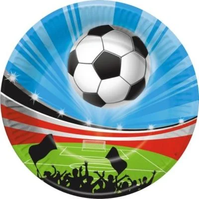 Assiette carton personnalisée euro 2020