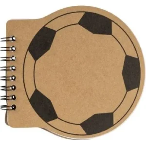 Carnet à spirale personnalisée spécial football
