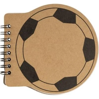Carnet à spirale personnalisée spécial football