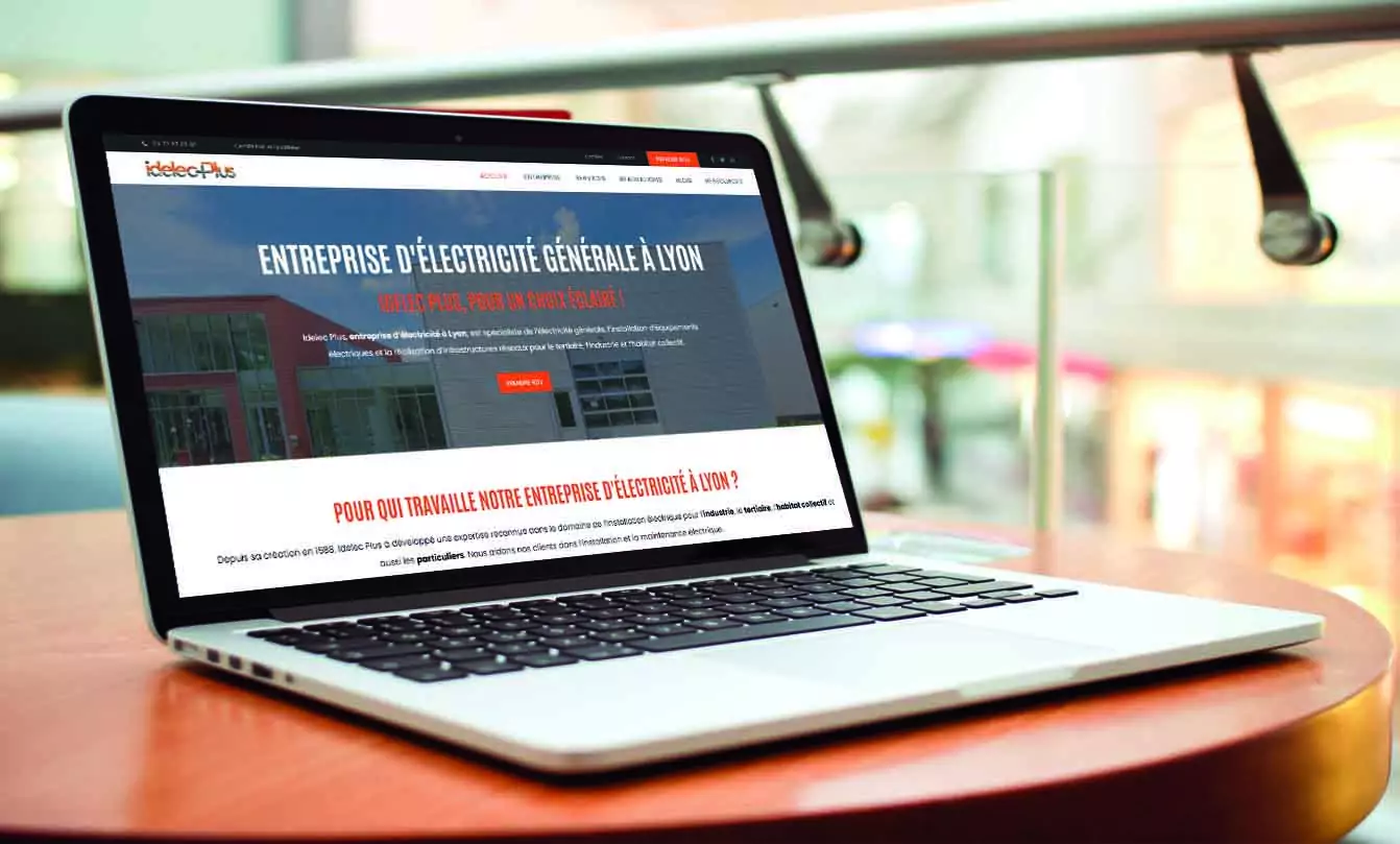 Création site internet Entreprise d'éléctricité générale