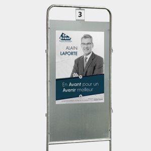 Affiche électorale élections municiaples
