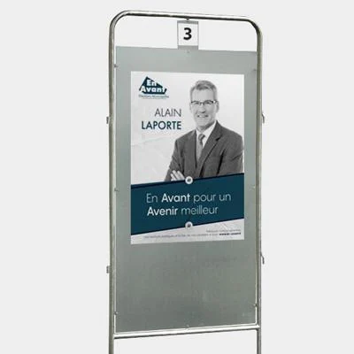 Affiche électorale élections municiaples