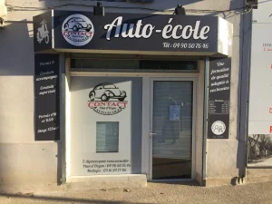 enseigne auto ecole et signalétique