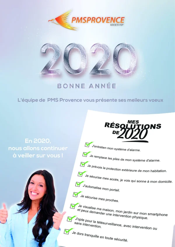 newsletter 2020 bonne année publicitaire