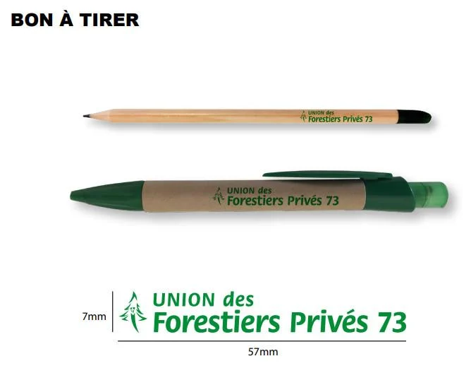 crayons graines personnalisés publicitaires