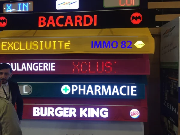 Lambrequins lumineux