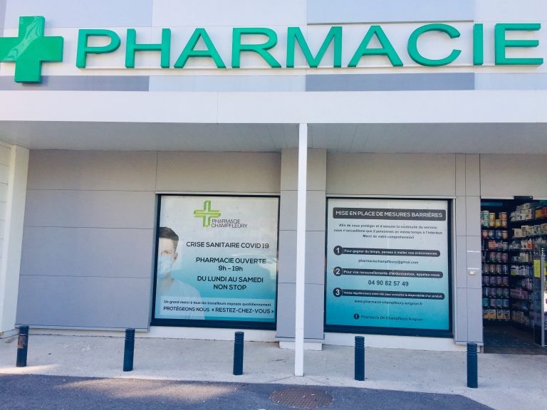 Signalétique pharmacie enseignes Avignon