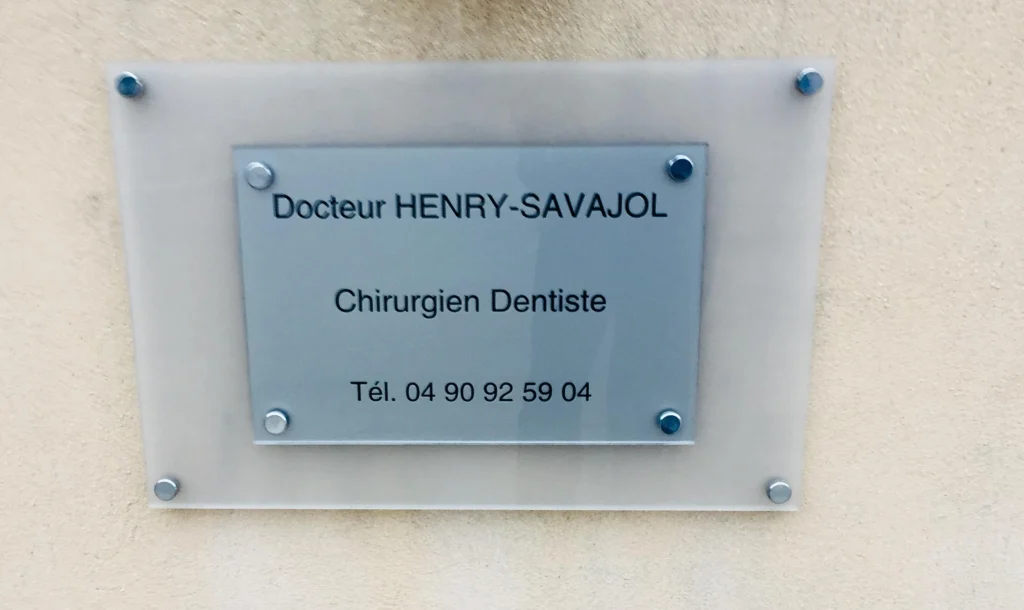 Panneau enseigne Cavaillon Avignon Plaque