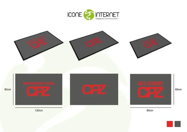 tapis d'accueil personnalisé