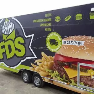 Flocage camion et semi remorque