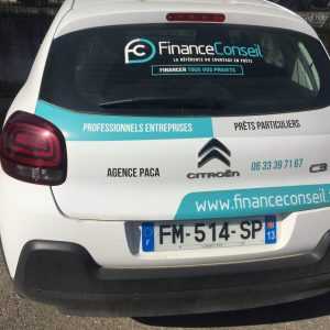Flocage covering voiture