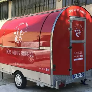 remorque publicitaire personnalisee