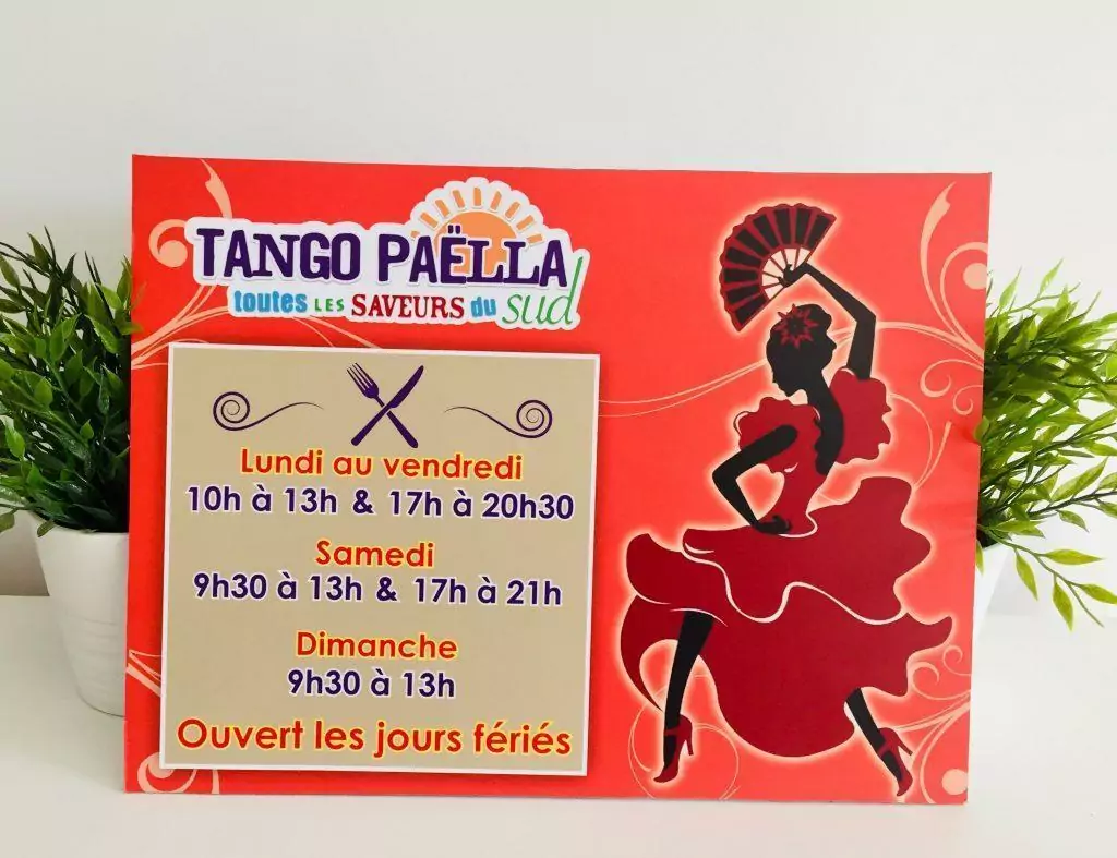 panneau dibon horaires