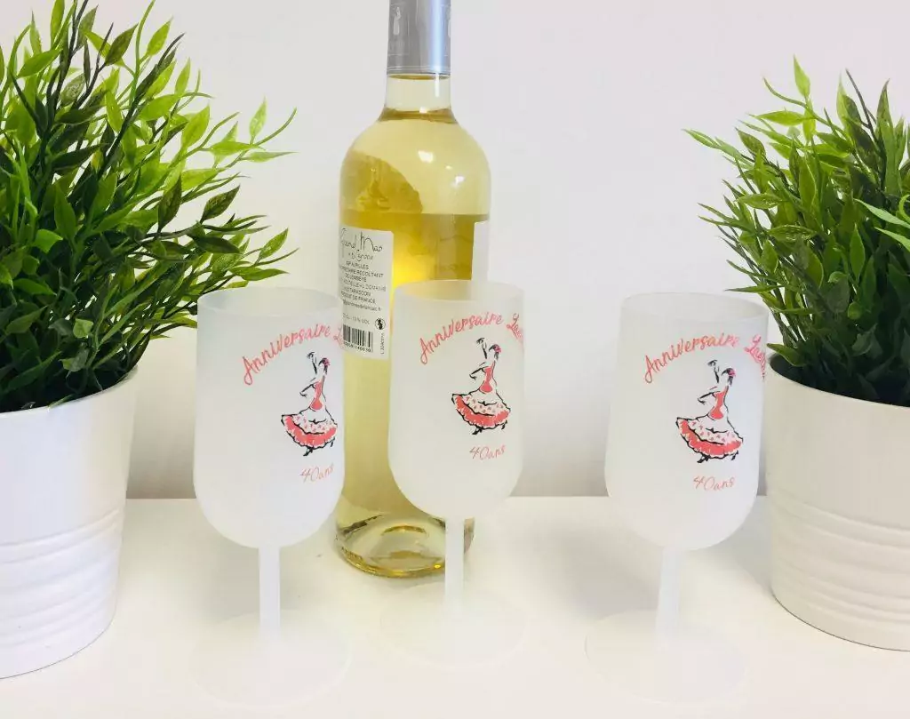 ecocup personnalisé verre à vin