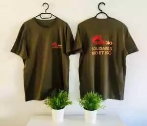 tshirt bio marquage coeur et dos