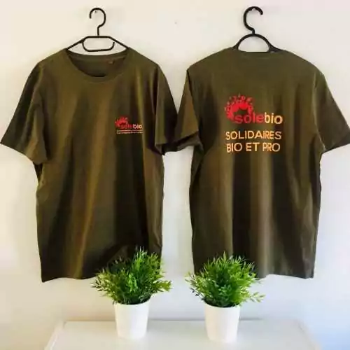 tshirt bio marquage coeur et dos
