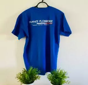 tshirt personnalisé coeur et dos marquage