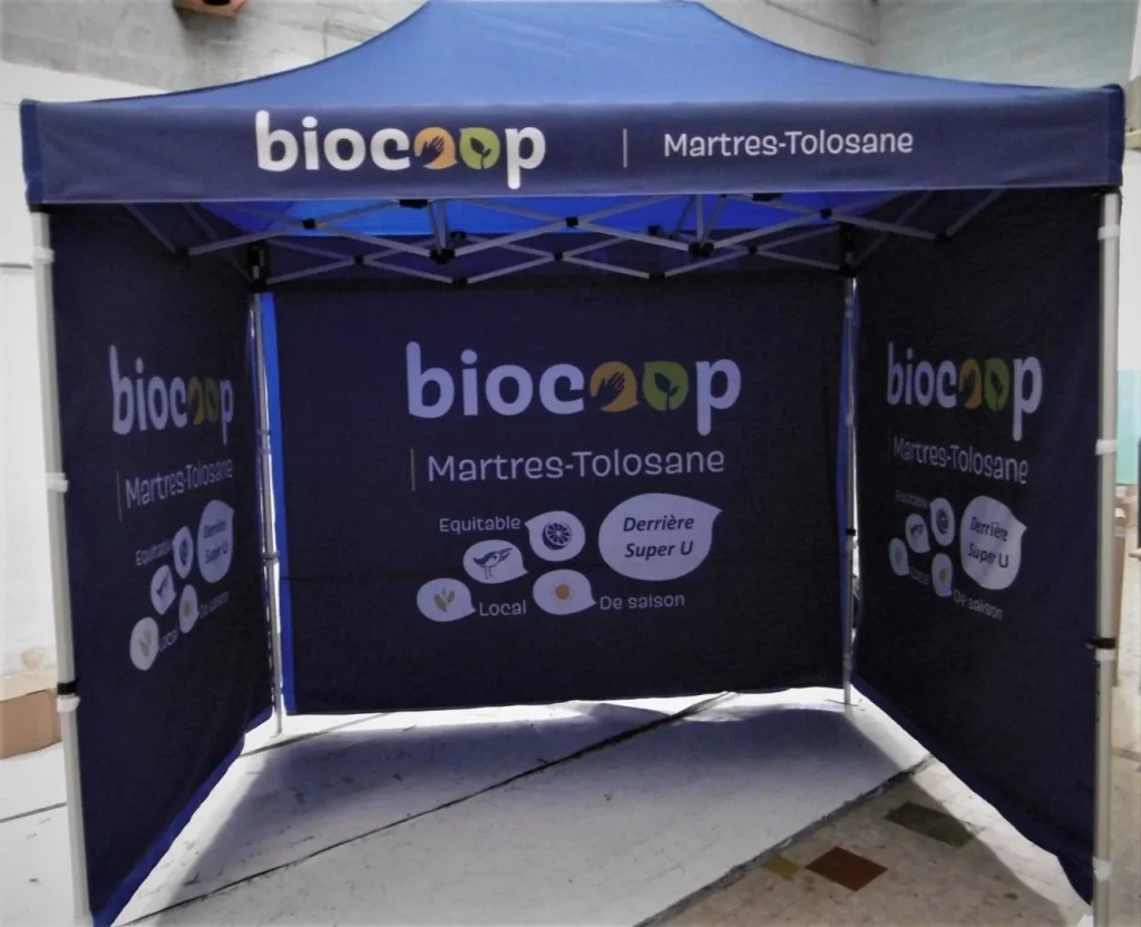tente publicitaire personnalisée