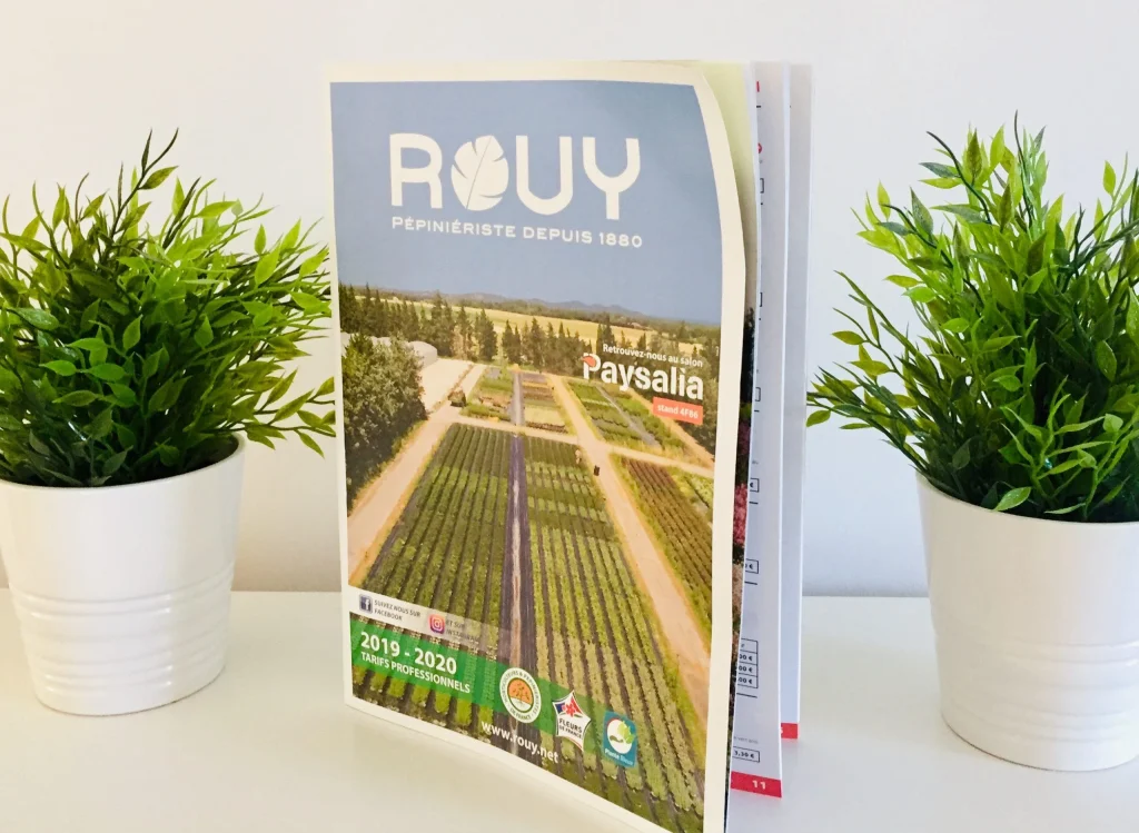 Impression de Catalogue publicitaire imprimerie avignon vedene textile alpilles