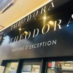 enseignes letres décojpées parfumerie