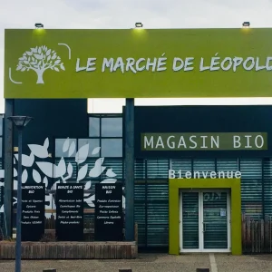 Enseigne publicitaire magasin bio