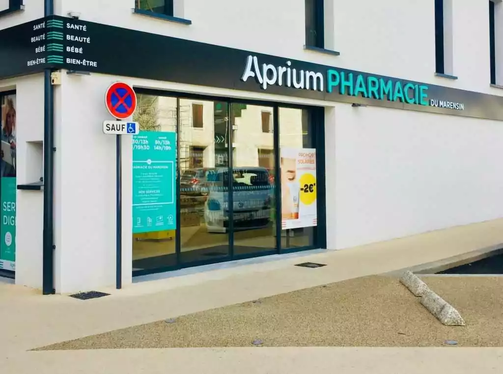 Pharmacie enseignes lumineuses