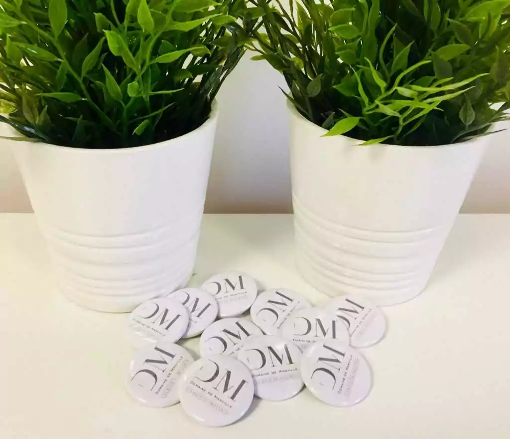 badges publicitaires