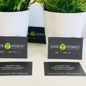 Cartes de visite vernis 3d