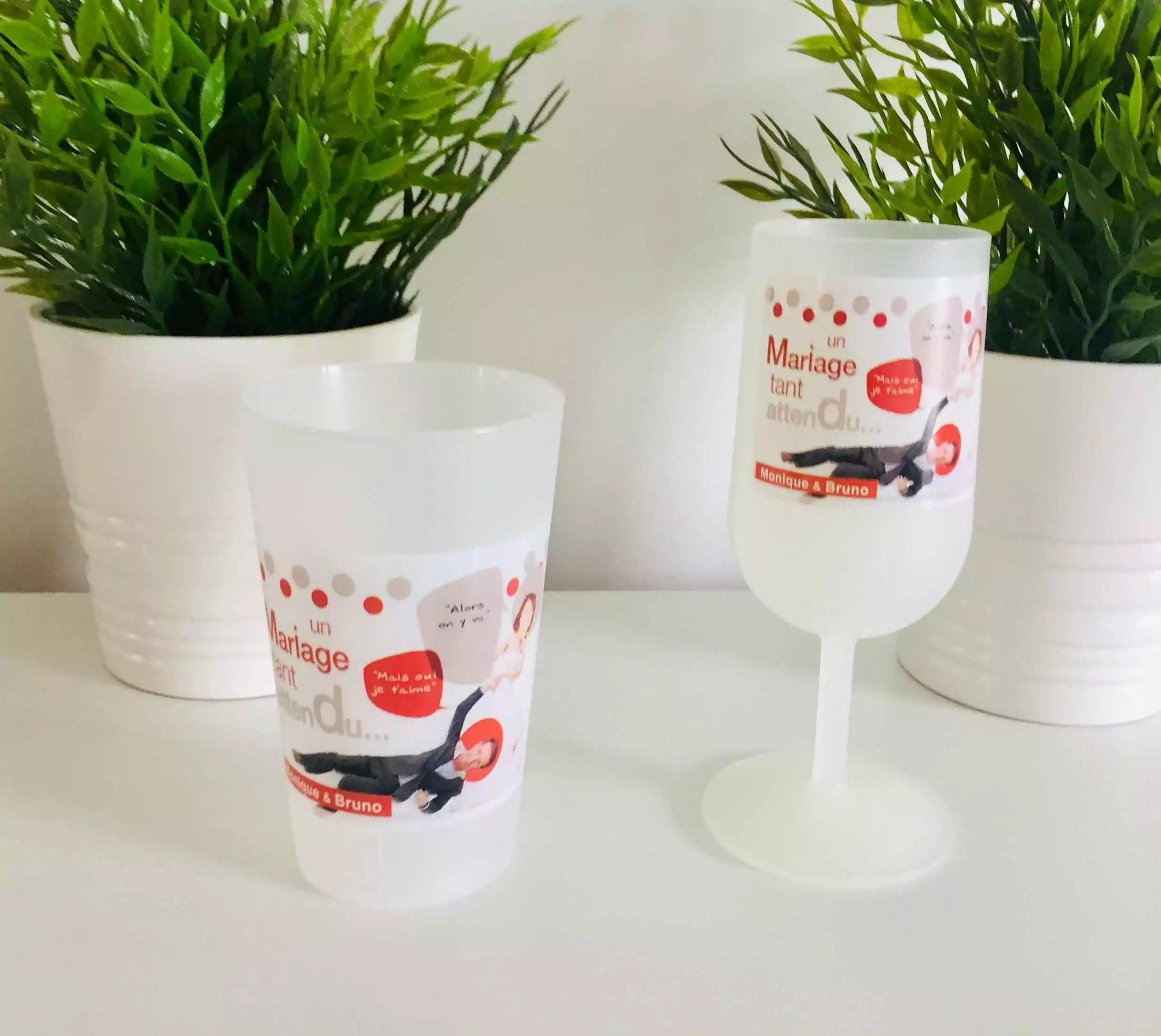 Ecocup personnalisé mariage
