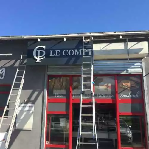 Panneau signaletique pour boulangerie