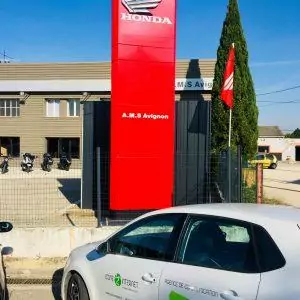 Enseigne totem garage