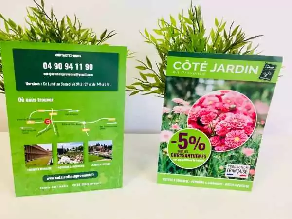Flyers imprimerie pépinière
