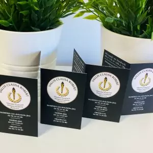 cartes de visite double