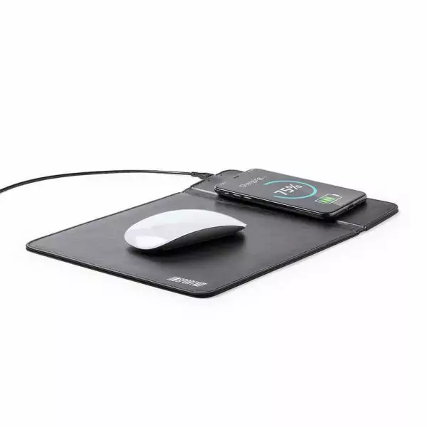 Tapis de souris chargeur téléphone personnalise
