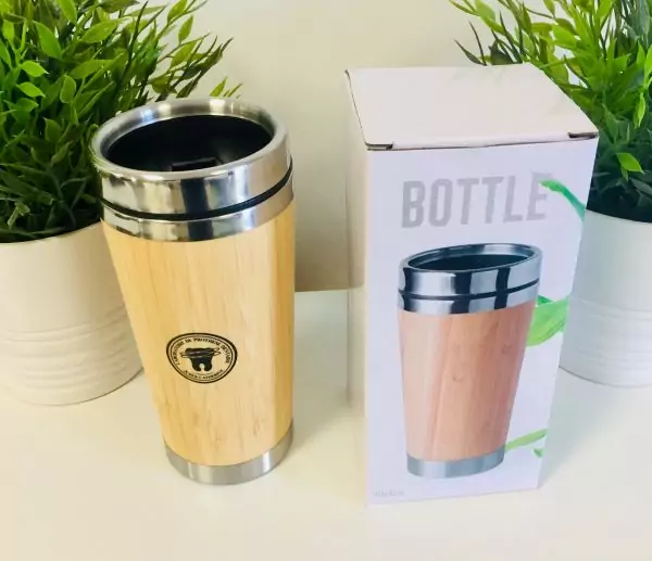 Bouteille isoterme bambou