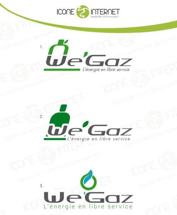 création de logo société gaz