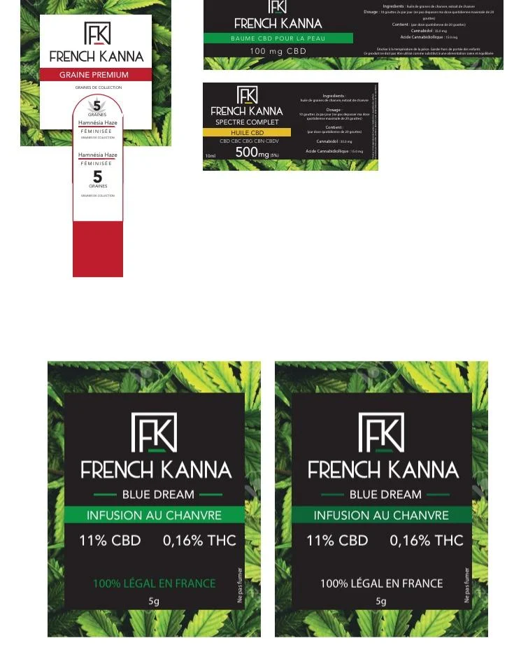 graphisme pour packaging cbd