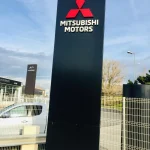 Enseigne totem garage automobile
