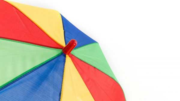 parapluie multicolore publicitaire